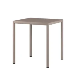 Table De Jardin*Piave Table de jardin carrée en stratifié avec pieds en aluminium