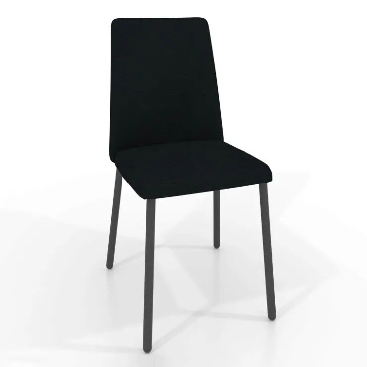 Perfecta Chaise De Cuisine|Chaise De Salle à Manger*Pierrot Chaise intemporelle rembourrée en simili avec pieds en métal