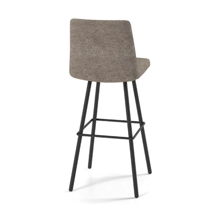 Perfecta Tabouret De Bar (assise +/- 80 Cm)*Pinot Tabouret bar pivotant en tissu et pieds en métal obliques