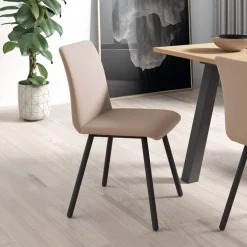 Perfecta Chaise De Cuisine|Chaise De Salle à Manger*Pisa Chaise de salle à manger moderne en métal et simili