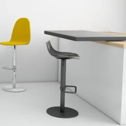 Cancio Tabouret Snack (assise +/- 65 Cm)|Tabouret De Bar (assise +/- 80 Cm)*Play Tabouret réglable moderne en synthétique et métal