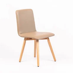Sessio Chaise De Cuisine|Chaise De Salle à Manger*Plaza Chaise moderne rembourrée avec pieds en bois coniques