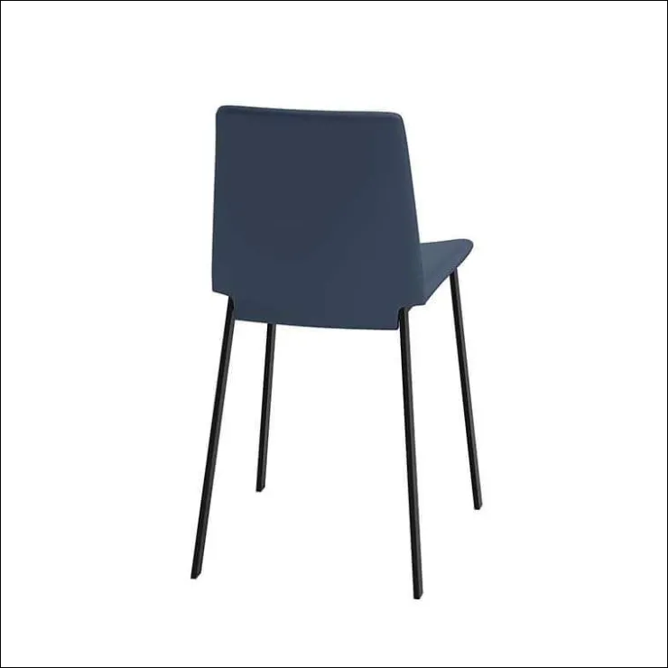 Perfecta Chaise De Cuisine|Chaise De Salle à Manger*Primera Chaise belge moderne rembourrée en simili avec pieds en métal