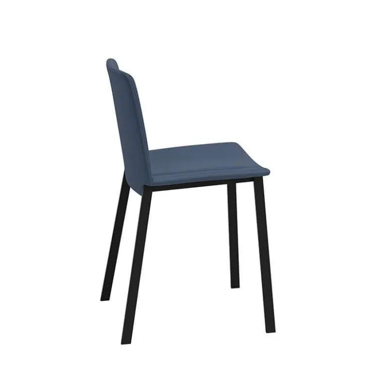 Perfecta Chaise De Cuisine|Chaise De Salle à Manger*Primera Chaise belge moderne rembourrée en simili avec pieds en métal