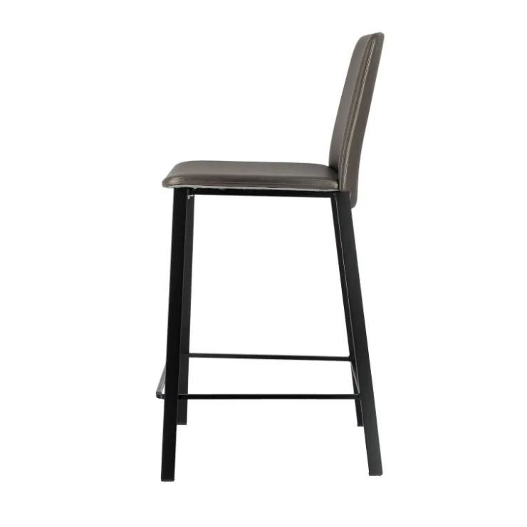 Perfecta Tabouret Snack (assise +/- 65 Cm)|Tabouret De Bar (assise +/- 80 Cm)*Primera Tabouret snack belge rembourré en simili et pieds en métal