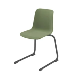Perfecta Chaise De Cuisine*Proza Chaise pied luge inversé empilable en métal coque polypropylène