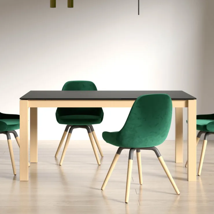 Cancio Table De Salle à Manger*Quadra Table moderne en céramique extensible