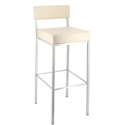 Perfecta Tabouret De Bar (assise +/- 80 Cm)*Quinta Tabouret de bar moderne en métal et simili