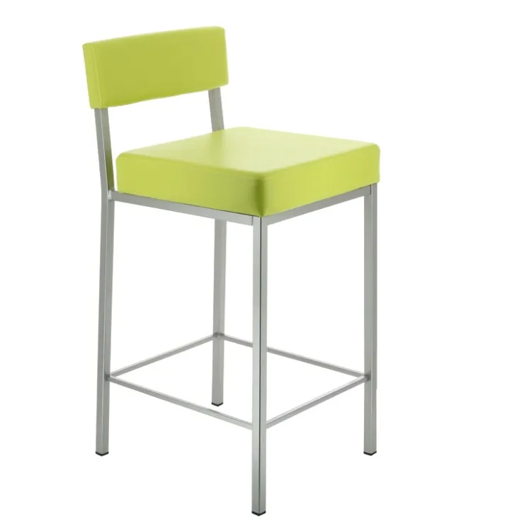 Perfecta Tabouret Snack (assise +/- 65 Cm)|Tabouret De Bar (assise +/- 80 Cm)*Quinta Tabouret snack moderne en métal et simili
