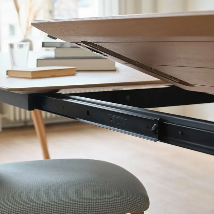 Mobitec Table De Salle à Manger*Rennes ® Table en bois massif extensible pieds épingle