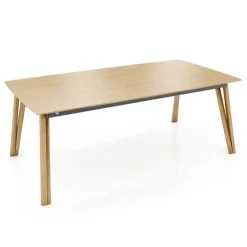 Mobitec Table De Salle à Manger*Rennes ® Table moderne en bois massif pieds épingle