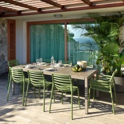Table De Jardin*Rio Table de jardin extensible en polypropylène DurelTop et aluminium