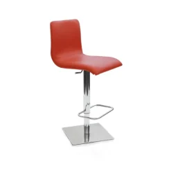 Peressini Tabouret Réglable En Hauteur|Tabouret Snack (assise +/- 65 Cm)*Rio Tabouret réglable en hauteur en synthétique et métal chromé