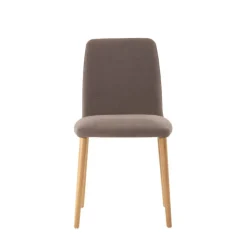 Mobitec Chaise De Salle à Manger|Chaise Salon*Rob C01 ® Chaise moderne en tissu rembourrée avec pieds en bois massif