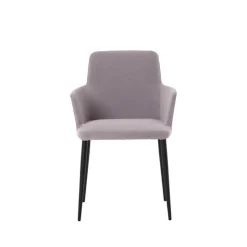 Mobitec Chaise De Salle à Manger|Fauteuil De Salon*Rob C04 ® Fauteuil de salle à manger confortable en tissu et pieds métal