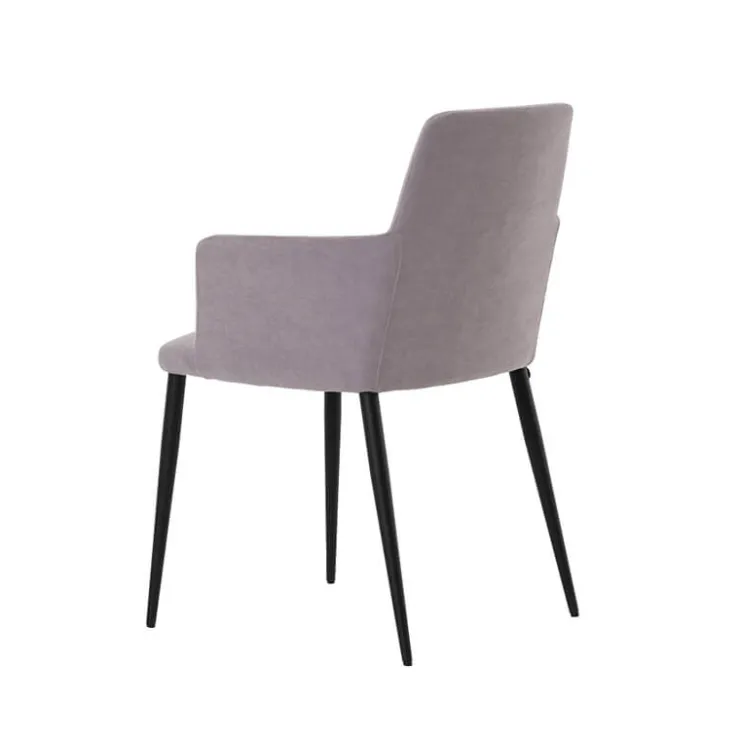 Mobitec Chaise De Salle à Manger|Fauteuil De Salon*Rob C04 ® Fauteuil de salle à manger confortable en tissu et pieds métal