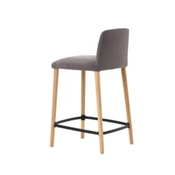 Mobitec Tabouret Snack (assise +/- 65 Cm)|Tabouret De Bar (assise +/- 80 Cm)*Rob C05 ® Tabouret snack en tissu et bois massif