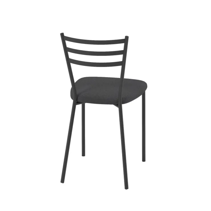 Perfecta Chaise De Cuisine*Romy Chaise de cuisine avec assise rembourrée en simili et dossier en métal