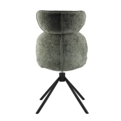 Chaise De Salle à Manger|Chaise Salon*RosaChaise pivotante en tissu avec pieds en métal