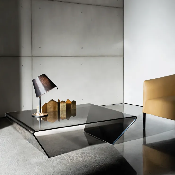 Sovet Italia Table De Salon*Rubino Sovet® Table basse design rectangulaire ou carrée en verre