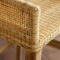 Kok Chaise De Cuisine|Chaise De Salle à Manger*SaigonFauteuil de table en rotin naturel
