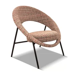 Paget Fauteuil De Salon*Saturn Fauteuil design en tissu fabriqué en France