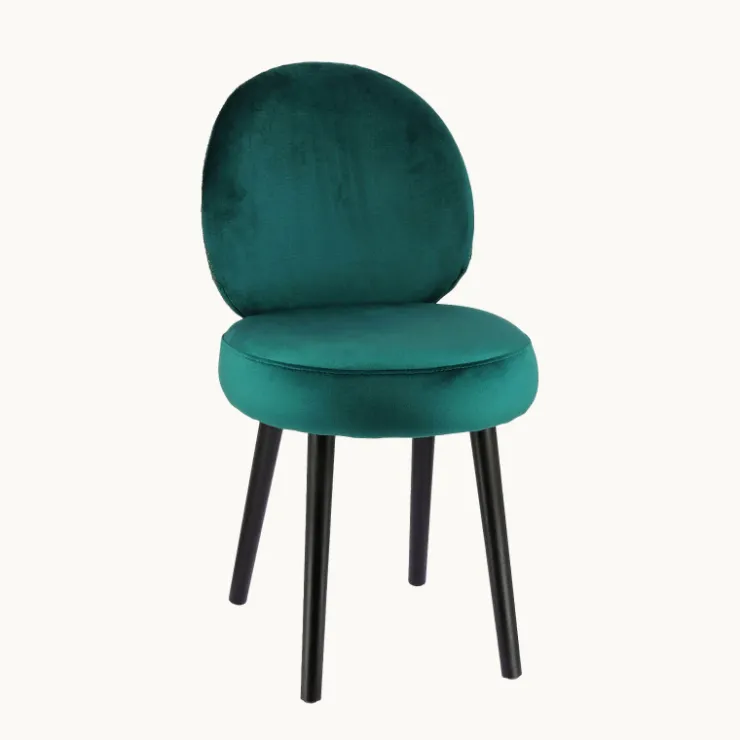 Sessio Chaise De Salle à Manger|Chaise Salon*Severus Chaise cosy bicolore en tissu avec pieds bois