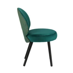Sessio Chaise De Salle à Manger|Chaise Salon*Severus Chaise cosy bicolore en tissu avec pieds bois