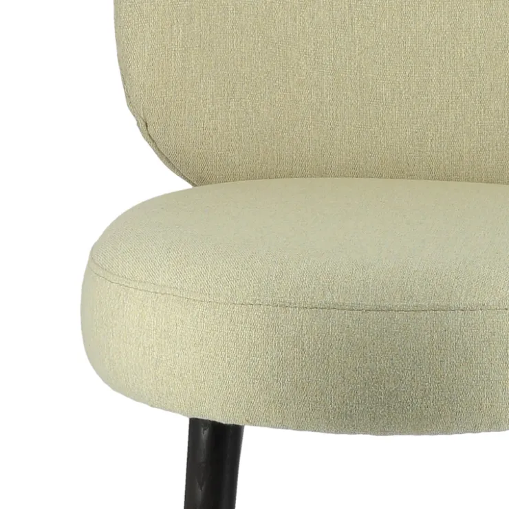Sessio Chaise De Salle à Manger|Chaise Salon*Severus Chaise cosy en tissu et pieds bois