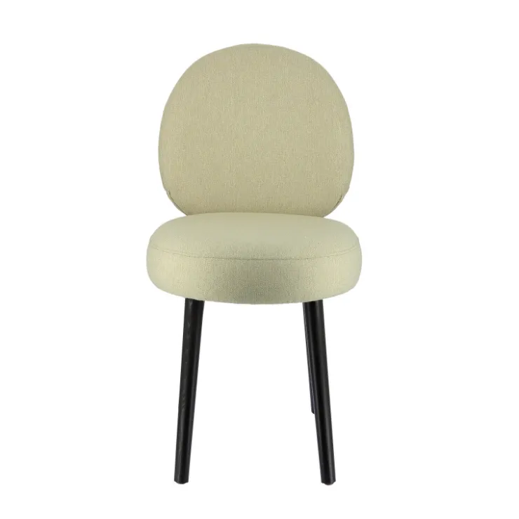 Sessio Chaise De Salle à Manger|Chaise Salon*Severus Chaise cosy en tissu et pieds bois