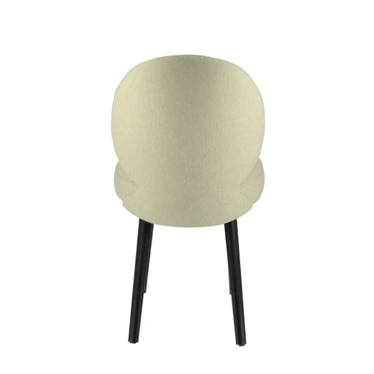 Sessio Chaise De Salle à Manger|Chaise Salon*Severus Chaise cosy en tissu et pieds bois