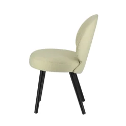 Sessio Chaise De Salle à Manger|Chaise Salon*Severus Chaise cosy en tissu et pieds bois