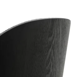 Chaise De Salle à Manger*SimoneChaise bimatière en tissu dossier bois avec pieds en métal