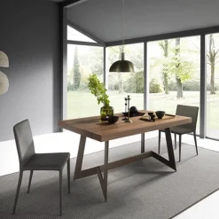 Altacom Table De Salle à Manger*Sipario Table extensible design de salle à manger en bois