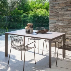 Altacom Table De Jardin*Sirocco Table de jardin moderne en stratifié et métal