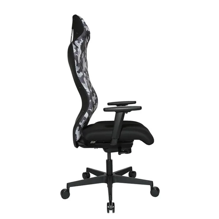 Top Star Chaise De Bureau|Fauteuil De Bureau*Sitness RS Sport Chaise gamer design dossier avec filet