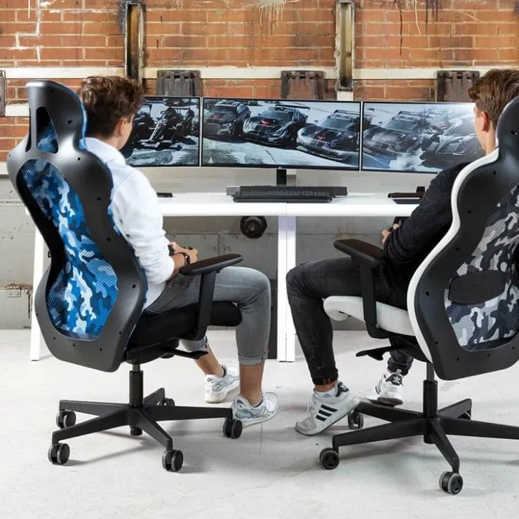 Top Star Chaise De Bureau|Fauteuil De Bureau*Sitness RS Sport Plus Chaise gaming confortable avec assise dynamique