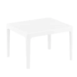 Table De Jardin*Sky Side Table basse de jardin rectangulaire en résine