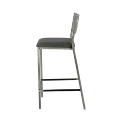 Carrier Tabouret Snack (assise +/- 65 Cm)|Tabouret De Bar (assise +/- 80 Cm)*Slide ® Tabouret moderne snack en synthétique et métal