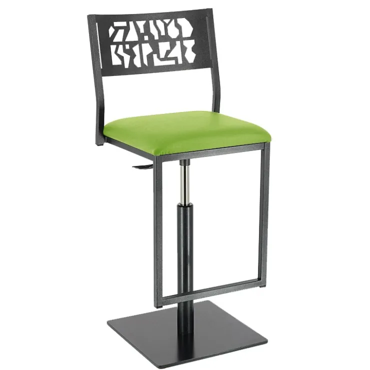 Carrier Tabouret Snack (assise +/- 65 Cm)|Tabouret De Bar (assise +/- 80 Cm)*Slide ® Tabouret pivotant et réglable en hauteur style industriel