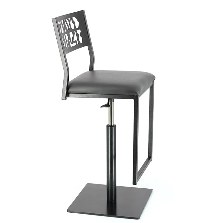 Carrier Tabouret Snack (assise +/- 65 Cm)|Tabouret De Bar (assise +/- 80 Cm)*Slide ® Tabouret pivotant et réglable en hauteur style industriel