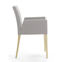 Mobitec Chaise De Salle à Manger|Chaise Salon*Slim ® Fauteuil cocooning en bois et tissu