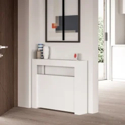 Ozzio Table Pour Petit Espace*Slimmy Table console extensible de fabrication italienne en mélaminé