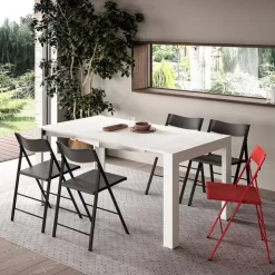Ozzio Table Pour Petit Espace*Slimmy Table console extensible de fabrication italienne en mélaminé