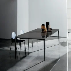 Sovet Italia Table De Salle à Manger*SlimSovet® Table design rectangulaire en verre