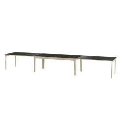 Skovby Table De Salle à Manger*SM26/27 Table danoise extensible en bois massif et en stratifié noir