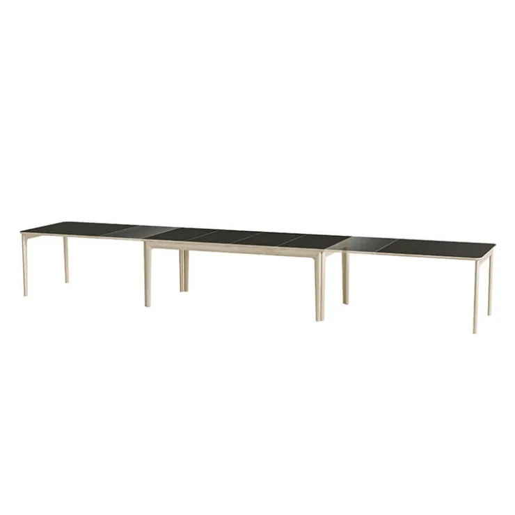 Skovby Table De Salle à Manger*SM26/27 Table danoise extensible en bois massif et en stratifié noir