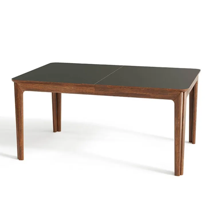 Skovby Table De Salle à Manger*SM26/27 Table danoise extensible en bois massif et en stratifié noir