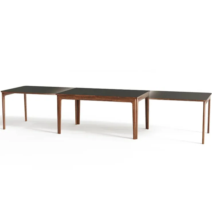 Skovby Table De Salle à Manger*SM26/27 Table danoise extensible en bois massif et en stratifié noir
