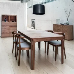 Skovby Table De Salle à Manger*SM26/27 Table de salle à manger scandinave en placage bois avec allonges